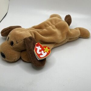 Ty Beanie Babies Bones Dog 1993 Style‎ 4001 PVC Pellets 1st Gen Hang Tag Retired